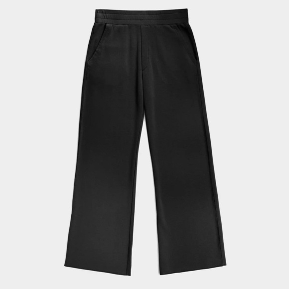 UGG Black Gabri Wide Leg High-Rise Lounge Pants Small - Picture 1 of 6